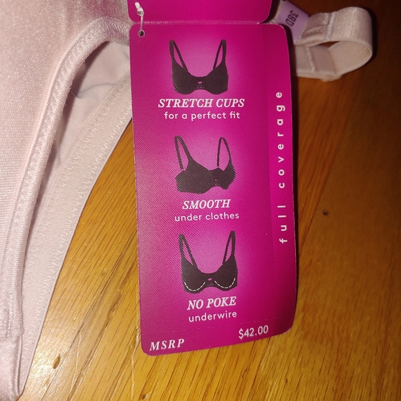 SHEER QUARTZ BODY SHINE Full Coverage Underwire Bra 38D STYLE 75298 Vanity Fair - Picture 11 of 14